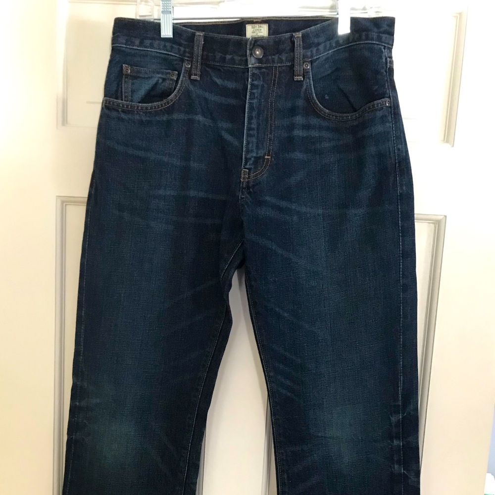 J. Crew Straight Jeans 32W 34L
